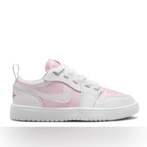 Jordan Kids' Pink and White Sneakers